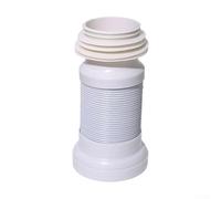Telescopic Toilet Drain Pipe 25-50cm Wall Mount | Adjustable 25-50cm length, telescopic design, fits various wall distances, easy customization