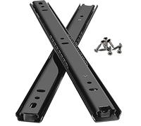 Telescopiche Guida, Acciaio Guide 8pollice-20pollice, Guide Fisse per Cassetti, 2pcs Guide Scorrevoli Tastiera, Staccabile, Solide E Robuste, Montaggio Laterale, Silenzioso E Scorrevole