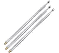 Telescopico antenne 3 x 43,5 cm lunghezza 4 sezioni RC a distanza controlli - argento
