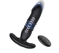 Telescopico dildo anale spina vibratore maschio prostata massaggiatore senza fili remoto macchina del sesso masturbatore culo spina giocattoli sessuali per gli uomini