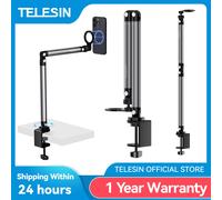 Telescopin magnetico a sgancio rapido per telefono cellulare fotografia supporto per Clip da tavolo supporto in lega di alluminio per smartphone universale