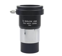 Telescopio 1.25 "2x 3x Lente di Barlow Multi rivestito in metallo M42x0.75 Filo Astronomia Monoculare Binocolo Telescopio(Barlow eyepiece 2x)