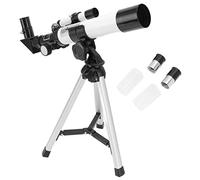 Telescopio 40 mm di Apertura, Telescopio Astronomico Rifrattore Portatile con Lunghezza Focale di 400 mm, Telescopio Professionale Rifrattore Astronomico, Telescopio per Adulti Bambini