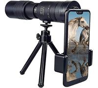 Telescopio 4K 10-300X40mm Super teleobiettivo Zoom Telescopio monoculare Telescopio impermeabile per il birdwatching Camping Wildlife