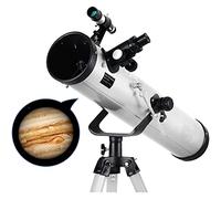 Telescopio a riflessione calibro 114 mm, telescopi per astronomia, telescopio con treppiede regolabile e cercatore 5x24, il miglior regalo per l'astronomia, per principianti, adulti e