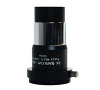 Telescopio Accessori for telescopi estensori 2X 3X M42X0.75mm Specchi Barlow in metallo con filettatura a baionetta for fotocamera con adattatore for fotocamera M42(3X Barlow Lens)