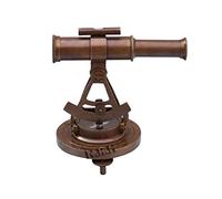 Telescopio alidato Marittimo Marittimo marrone da collezione con bussola per ufficio