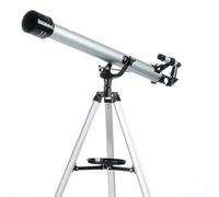 Telescopio Appassionati Telescopio Astronomico Con Treppiede Lunghezza Focale 900mm Cielo E Terra Rifrattore Portatile A Doppio Scopo Osservare Luna(Blue,Silver)