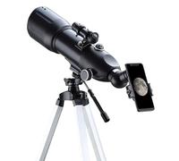 Telescopio Appassionati Telescopio astronomico rifrattore da 80 mm con treppiede regolabile e cercatore viaggio portatile Osservare Luna