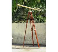 Telescopio astro Griffith in ottone da pavimento nautico 39" con supporto...