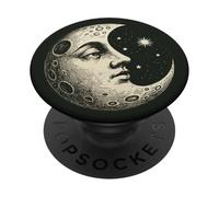 telescopio astrofisica scienza Vintage Luna-astronomia PopSockets PopGrip Adesivo