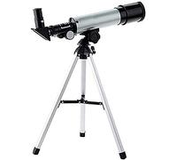 Telescopio, astronomia principiante rifrazione ingrandimento 90X 1.5X specchio anteriore, treppiede portatile adatto per telescopi da esterno, regalo di compleanno, regalo per ragazzo