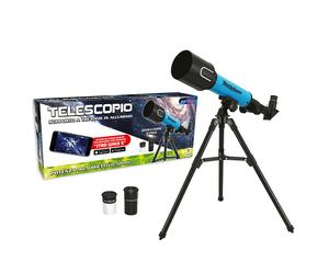 TELESCOPIO ASTRONOMICO 90 POWER 50 MM TREPPIEDI IN ALLUMINIO