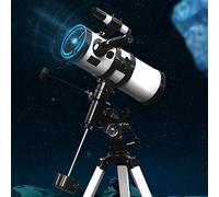 Telescopio astronomico, apertura 114 mm, telescopi per adulti astronomia, telescopio riflettore viene fornito con treppiede e oculare da 20 mm/12,5 mm e filtro solare e filtro al chiaro di luna