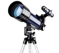 Telescopio astronomico, diametro grande 70 mm, cercatore 5x24, telescopio per bambini per studenti delle scuole con treppiede, telescopio regalo per