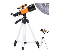 Telescopio astronomico per adulti, telescopio rifrattore portatile da 70 mm, ottica in vetro completamente rivestito, telescopio per principianti