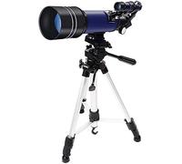 Telescopio astronomico, per bambini principianti, adulti Telescopi rifrattori astronomici monoculari da 70 mm, con treppiede regolabile in altezza, supporto per telefono