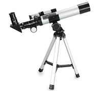 Telescopio Astronomico per Bambini, Principianti e Adulti, Apertura 40 mm e Lunghezza Focale 400 mm Telescopio Rifrattore per Astronomia Professionale, 2 Oculari: 20 mm/12,5 mm