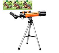 Telescopio astronomico per bambini Telescopio monoculare per principianti 18 volte con treppiede per guardare la vista e il cielo stellato
