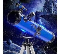 Telescopio astronomico per principianti per bambini e adulti con treppiede regolabile, diametro grande 114 mm, telescopio astronomico portatile da viaggio, regali per studenti adulti e bambini (p