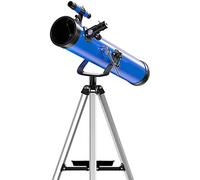 Telescopio astronomico portatile monoculare per principianti per bambini e adulti con treppiede regolabile, staffa interamente in metallo, diametro grande 114 mm, telescopio astronomico da viaggio
