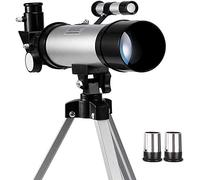 Telescopio astronomico spaziale, telescopio zoom 90X per esterni, telescopio astronomico spaziale rifrattivo 360x50 mm Cannocchiale da viaggio monoculare con treppiede, lente lunare