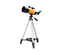 Telescopio Astronomico Stargazing HD Telescopio Spaziale Entry-Level per Bambini E Studenti, Telescopi per Adulti, Apertura 70mm 400mm AZ Mount, Il Miglior Regalo per I Bambini,Giallo Double The