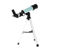Telescopio astronomico Telescopio rifrattore da 50 mm Professionale 90X con treppiede 2 oculari di ingrandimento 1,5X Lente Barlow Giocattoli educativi per la Scienza precoce per Bambini