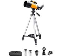 Telescopio astronomico, telescopio spaziale entry-level HD per osservare le stelle per studenti bambini, telescopi per adulti, apertura 70 mm 400 mm, il regalo per bambini, per interni/esterni