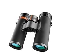 Telescopio Binocolo 8x32, Binocolo Portatile E Impermeabile Telescopio HD Ad Alta Potenza Bak4 Prisma, Per Adulti Bird Watching Calcio Safari Giro Turistico Arrampicata Escursionismo,Black Double the