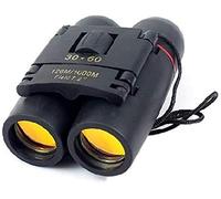 Telescopio binoculare pieghevole portatile 30x60, telescopio leggero rivestito con pellicola rossa per adulti Telescopi principianti per bambini per astronomia