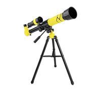 Telescopio Cannocchiale Telescopio Astronomico Con Treppiede Telescopio Per Principianti 20X ~ 40X, Telescopio HD Telescopio Portatile Cannocchiale Astronomico(Yellow)
