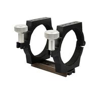 Telescopio Cerchio regolabile da 97 mm a 105 mm staffa in lega con piastra di montaggio a coda di rondine da 120 mm for telescopio monoculare astronomico