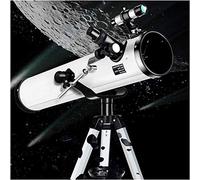 Telescopio da 114 mm per principianti di astronomia, telescopio astronomico, telescopio portatile per principianti, bambini e adulti