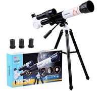 Telescopio da tavolo per bambini su treppiede con ingrandimento 20x-40x - giallo