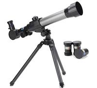 Telescopio da viaggio portatile 20/30/40X Telescopio per bambini Telescopio rifrattore monoculare HD con treppiede per principianti di astronomia e bambini Osservazione delle stelle Avvistamento dell