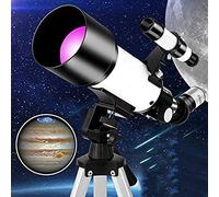 Telescopio da viaggio portatile per bambini principianti con treppiede e oculare, telescopio rifrattore con borsa per il trasporto per bambini principianti vision