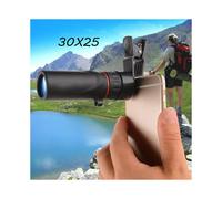 (telescopio e supporto) Telescopio 30X25 Zoom ottico 60/100X25 Telescopi con visione del campo Pellicola