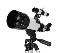 Telescopio for bambini Principianti Adulti Apertura 70 mm 300 mm AZ Telescopio rifrattore astronomico BAK4 Prisma FMC Lente telescopio for astronomia con supporto for smartphone e treppiede for osserv