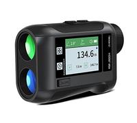 Telescopio for telemetro LCD Custodia for telemetro Caddy vocale da golf all'aperto Misuratore di nastro for roulette Telescopio for telemetro(Black J,1500M)