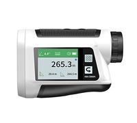 Telescopio for telemetro LCD Custodia for telemetro Caddy vocale da golf all'aperto Misuratore di nastro for roulette Telescopio for telemetro(White C,1500M)