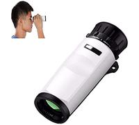 Telescopio HD, monocolo monoculare impermeabile 10X 10x32 cannocchiale da viaggio per escursionismo da campeggio ad alta definizione bianco