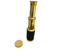 Telescopio in ottone - Elegante design artigianale per osservare le stelle e avventure nautiche - messa a fuoco regolabile, finitura anticata, perfetto per collezionisti