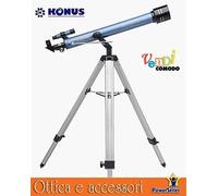 Telescopio Konuspace-6 rifrattore diam.60 focale800 cd software tubo alluminio
