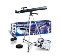 Telescopio Lunare con Treppiede, Lunghezza Focale 600 mm, Ingrandimento 50x e 100x, Telescopio per Principianti, Gioco Educativo STEM, Regalo per Bambini
