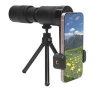 Telescopio militare 4K 10-300x40mm Super Teleobiettivo Zoom con tecnologia Nano-Array: ingrandimento 300x, visione notturna in condizioni di scarsa illuminazione, impermeabile, antiappannamento e