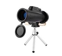 Telescopio monoculare 10x42, obiettivo monoculare compatto HD con prisma BAK4 FMC con visione chiara e debole, monoculare impermeabile antiurto con adattatore per smartphone e treppiede per l'oss