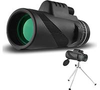 Telescopio monoculare 10x42 per adulti Bambini, Mirino monoculare impermeabile compatto ad alta potenza HD con supporto per smartphone Treppiede per birdwatching Escursionismo Viaggi Campegg