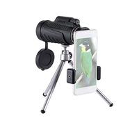 Telescopio monoculare 10x42, telescopio monoculare HD ad alta potenza con prisma BAK4 FMC con adattatore telefonico e treppiede monoculare impermeabile con visione chiara e debole per il birdwatc
