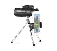Telescopio monoculare 12x50 ad alta potenza HD BAK4 prisma FMC lente monoculare compatto con adattatore for smartphone e treppiede monoculare impermeabile con visione chiara e debole for il birdwatchi